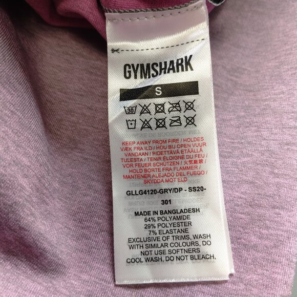 Gymshark  Women's Small Leggings Ombre GLLG4120 Athletic Yoga Running Gym - Picture 2 of 5